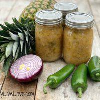 pineapple jalapeno relish and ingredients