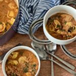 bowls of chicken tortellini soup (1)