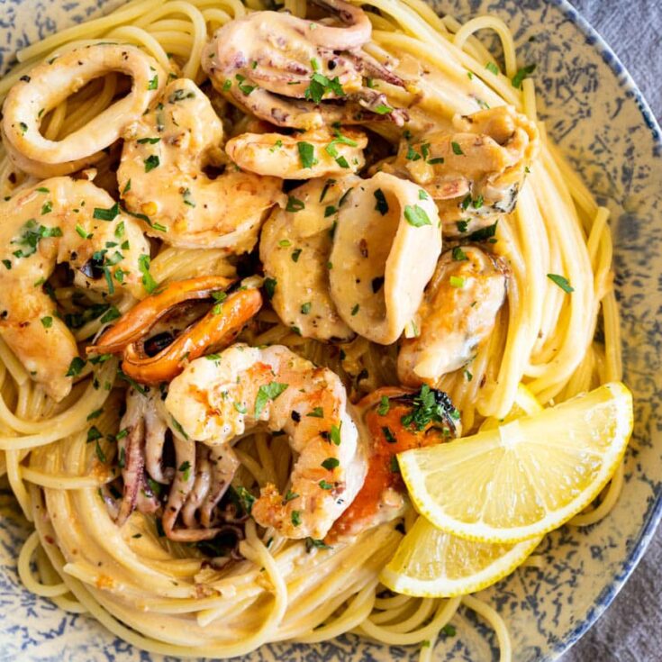 Creamy-seafood-pasta