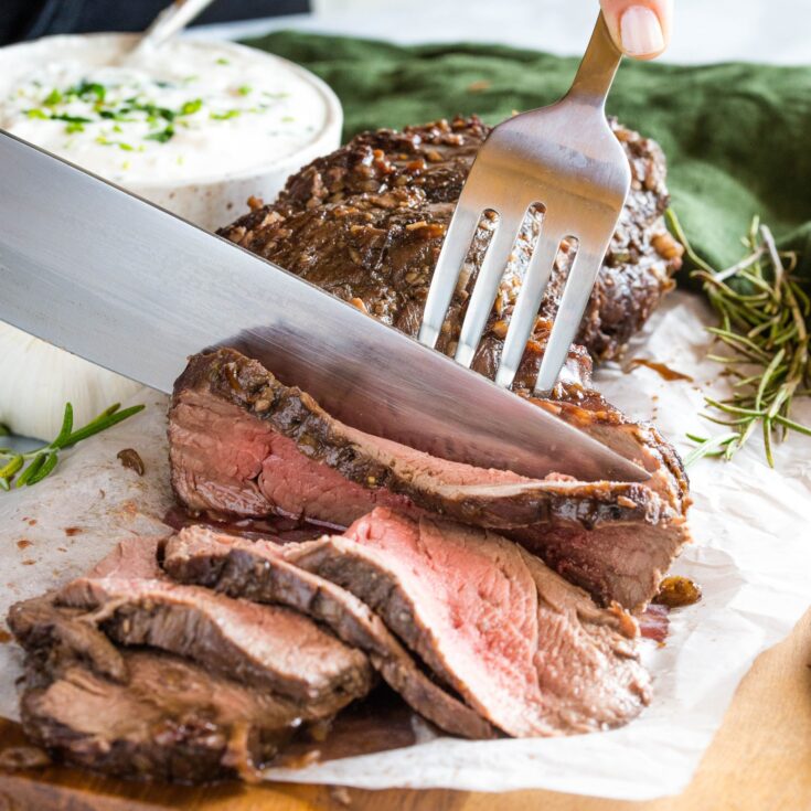 Marinated beef tenderloin