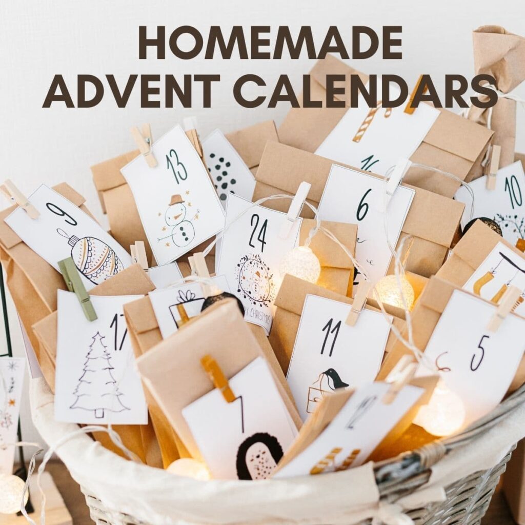 Homemade DIY advent calendar