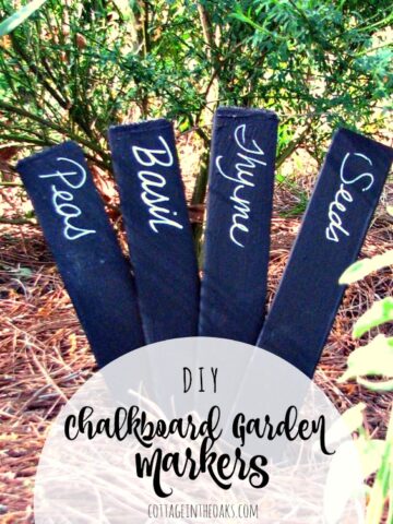 20 Cute & Easy DIY Garden Plant Markers To Make - Simplify, Live, Love