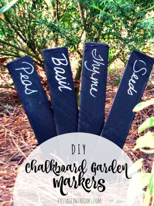 20 Cute & Easy DIY Garden Plant Markers To Make - Simplify, Live, Love
