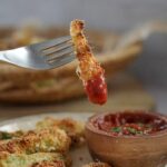 zucchini fries with spicy ketchup