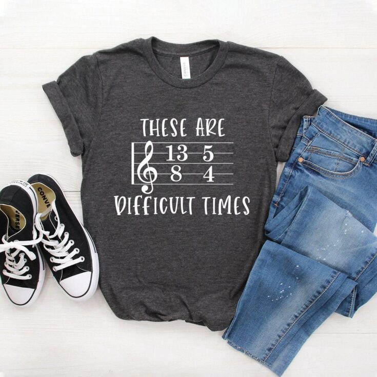 These are difficult times pun tshirt