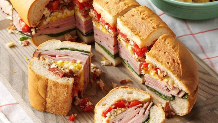 cobb salad sandwhich
