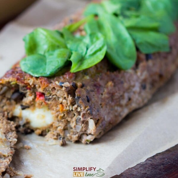 Spinach Mozzarella Meatloaf! So Good You'll Make Double Batch