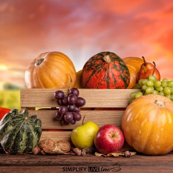 fall fruits and vegetables