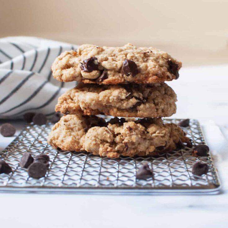 sourdough-discard-oatmeal-cookies