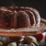 finished apple cider bundt cake