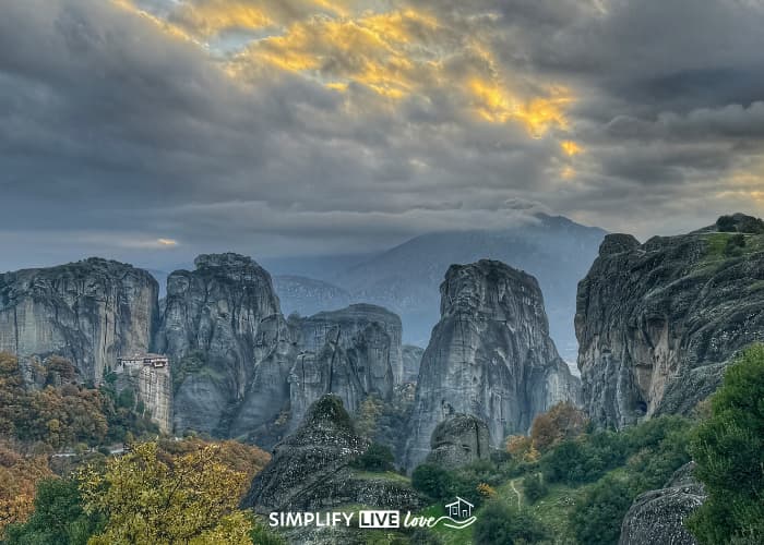 the beautiful meteora greece