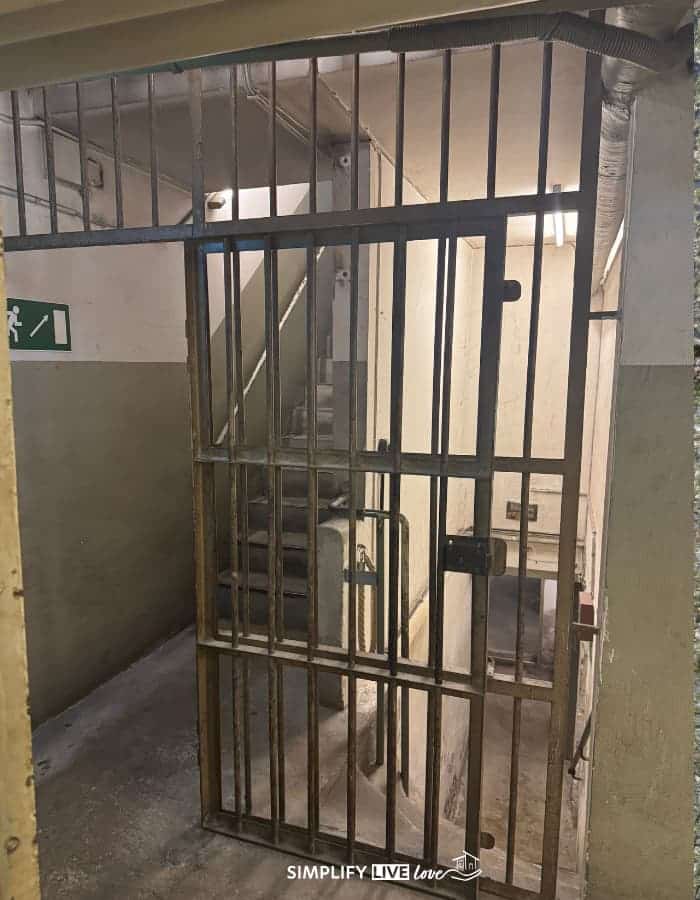 the original prison gates in Gestapo headquartersCologne