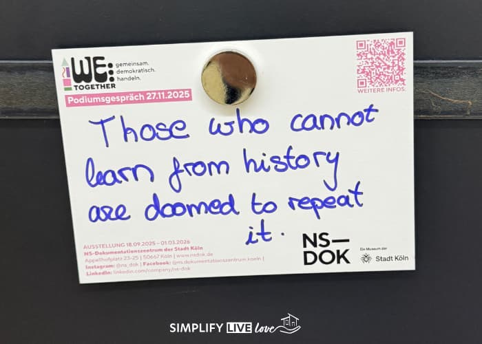 why to visit the NS-Dok museum in Koln