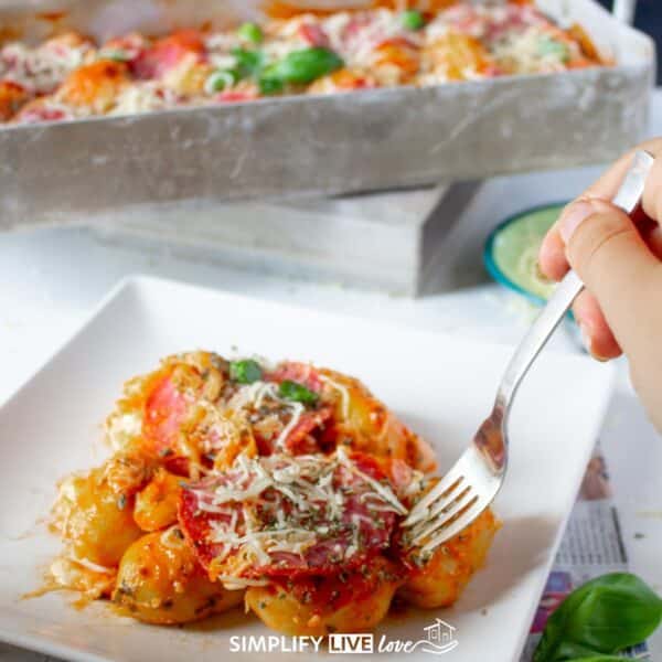 30-Minute Pizza Gnocchi Bake (Easy Weeknight Dinner)