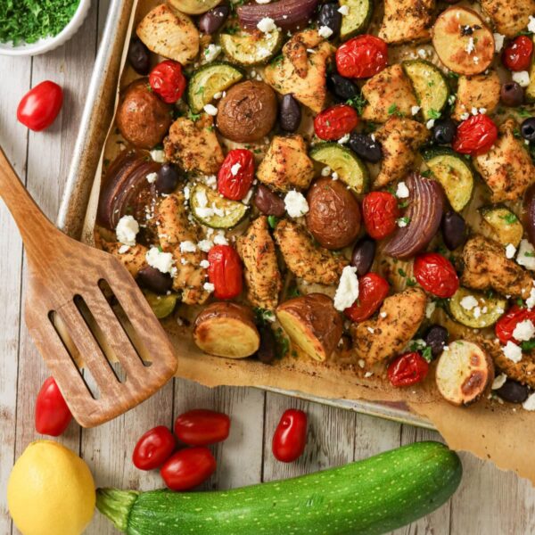 Greek Chicken Sheet Pan Dinner (Garden-Fresh & Easy (1)