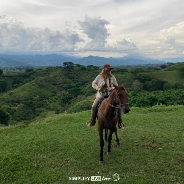 Horseback riding through UNESCO Coffee Cultural Landscape Pereira Colombia