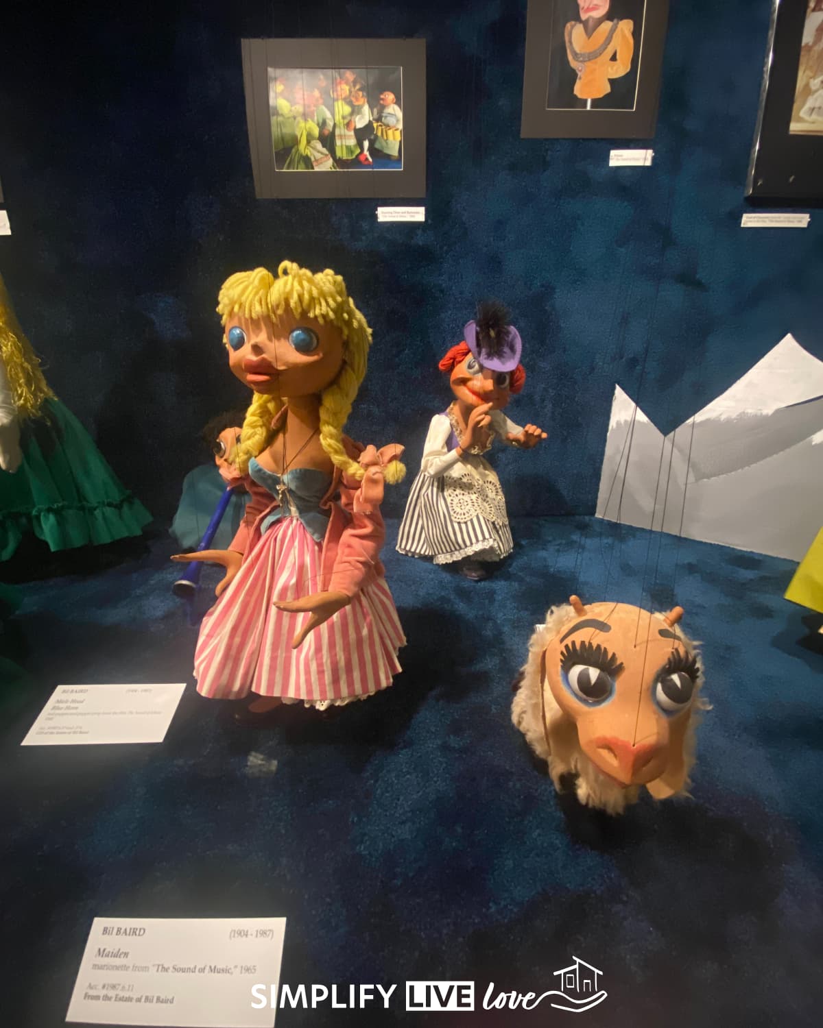 Sound of Music puppets at the MacNider Art Museum in Mason City Iowa