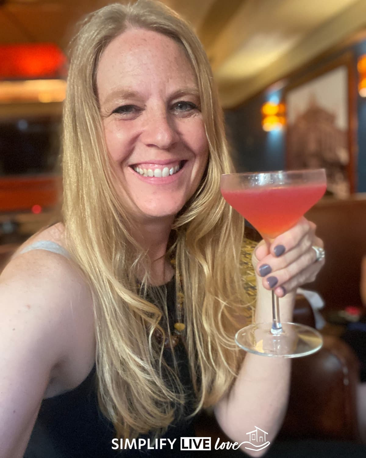 enjoying a drink in the Draftsman at the Historic Park Inn