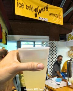 honey lemonade at the iowa state fair