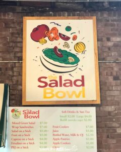 salad on a stick at the iowa state fair
