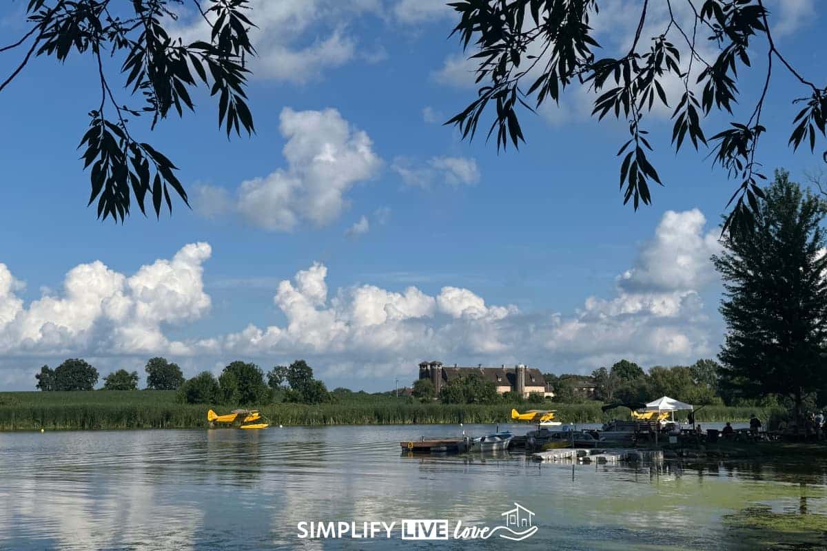 cooling off at the seaplane base oshkosh