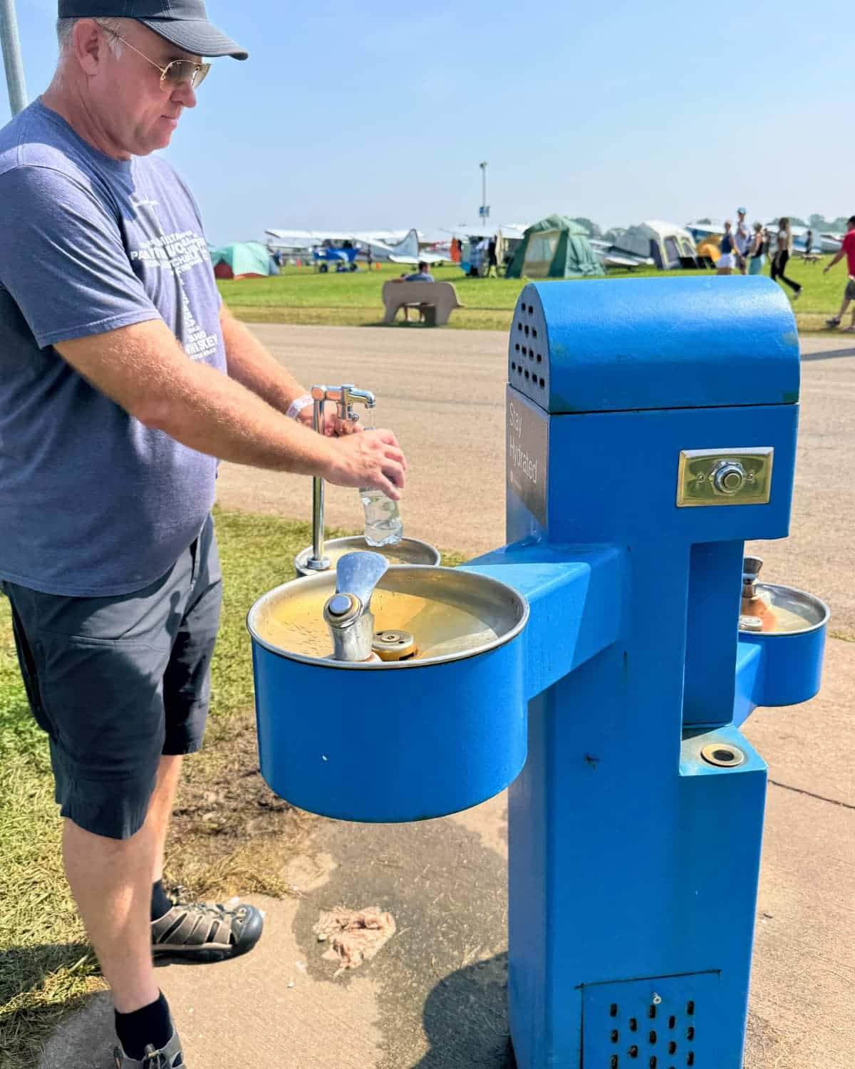 fill up water bottles at oshkosh