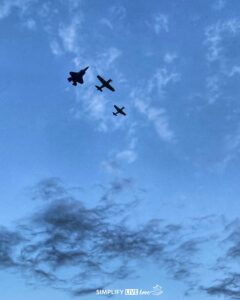 flight demonstrations at Oshkosh