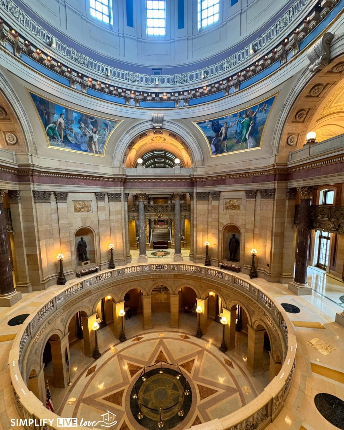 inside the MN state capitol