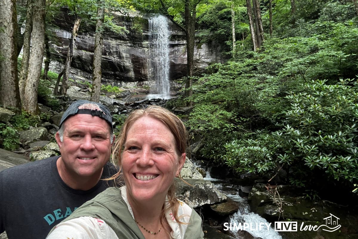 Rainbow Falls hike at Great Smoky Mountains National Park
